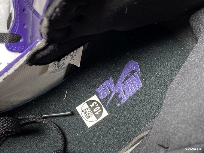 Jordan Purple OG 1 Air High 555088-500 Court 0808